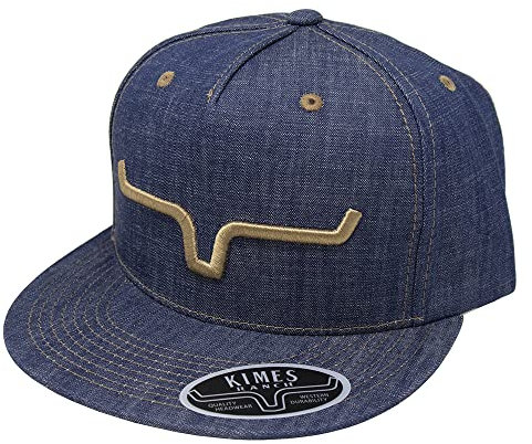 Kimes Ranch Herren Weekly Tall 5-Panel Adjustable Snapback Hat, Denim, Einheitsgröße