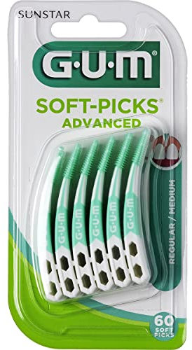 GUM Soft Picks Advanced Regular bacchette interdentali blister 60 pezzi