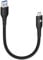 CONMDEX - Cables USB C cortos 20 cm/0,2 m 10 Gbps USB 3.1 Gen2 Type C Android Auto QC3.0 3,1 A USB A a C Cargador rápido para Samsung Note20 Galaxy S23/S22/S21 Z Flip 5 Tab S9 Pixel 8 Pro Negro