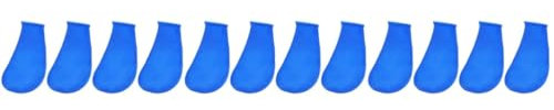 FRCOLOR 12 STK Überschuhe Wiederverwendbare Hundeschuhe wasserdichte Schneestiefel Außenabdeckung Für Welpenpfoten Einweg-stiefelabdeckungen Booties Für Hunde Der Hund Schlittenhund