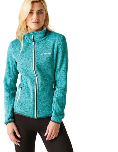 Regatta Women's Newhill Full Zip Fleece Jacket Giacca in Pile, Blu Tahoe (Acqua ossigenata), 10 Donna