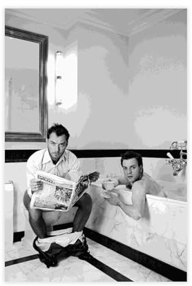 AMATWI Poster Männlicher Stern, Jude Law, 1 Leinwandposter, Wandkunst, Dekordruck, Bild Gemälde für Wohnzimmer, Schlafzimmer, Dekoration, ungerahmt, 20 x 30 cm