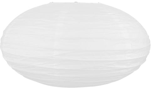 Veemoon Lanterne En Papier Ovale 15.75X15.75X8.66In Abat-Jour Suspendu Lampe Lanterne Décorative Pour Décoration De Fête Carnaval Nouvel an Photos De Scène