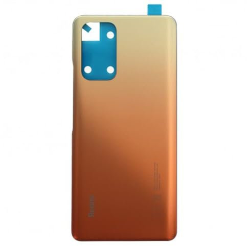 Globalstock Vitre arrière de Cache Batterie pour Xiaomi Redmi Note 10 Pro Remplacement - Coque Cache Batterie Compatible Blanc/Violet/Or + adhésif et Kit Outils (Or)