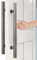 Contemporary Luxury Black Stainless Steel Door Pull Handle Bar for Front Doors 32inch