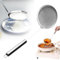 Fine Mesh Stainless Steel Colander Spoon, Metal Ultra Fine Mesh Strainer, Sieve for Oil, Juice and Flour, Sifter Skimmer Suitable for Baking, Cooking (10cm)