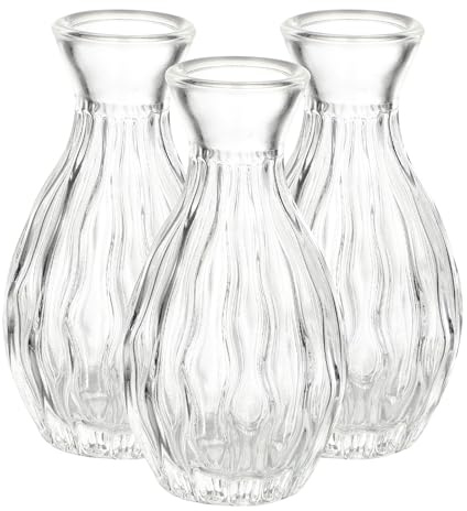 Ciieeo 3 Stück Aromatherapie Behälter aus Glas 100ml mit Breiter Öffnung Leere Wiederbefüllbare Flasche für Duftabgabe und Zuhause Dekoration