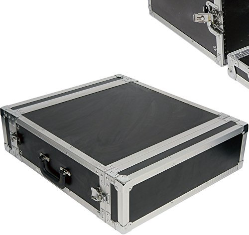 19” 2U Equipment/Patch Panel Flight Case-Transit Storage Handle-DJ PA Mixer Box