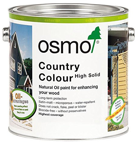 Osmo Country Colour Opaque Oil Exterior Finish 5ml Sample Sachet 2205 Sunflower Yellow