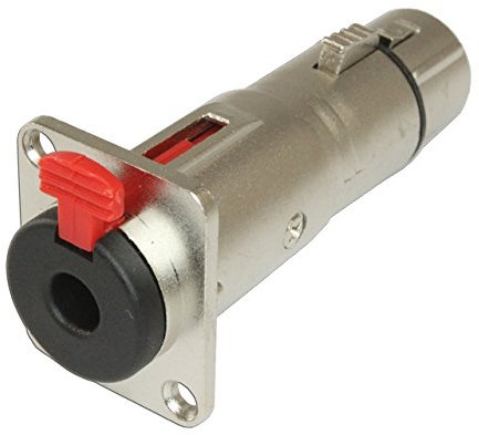 D Panel Durch Adapter lötfreie Connector für Rack Panel/Stagebox 1 pack 1/4 TRS to XLR Female