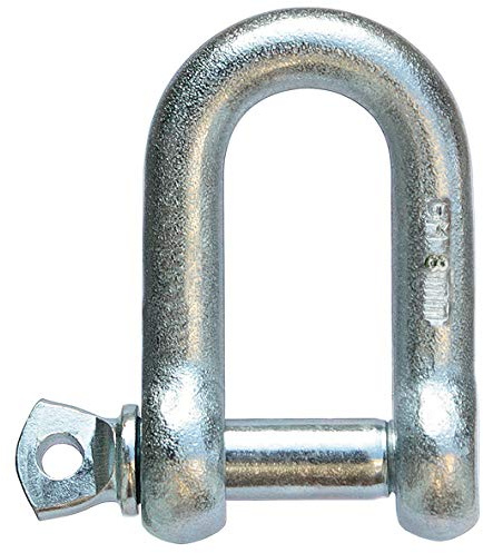 4 Schäkel Flachschäkel Rundschäkel Ankerschäkel D-Schäkel 8 mm verzinkt