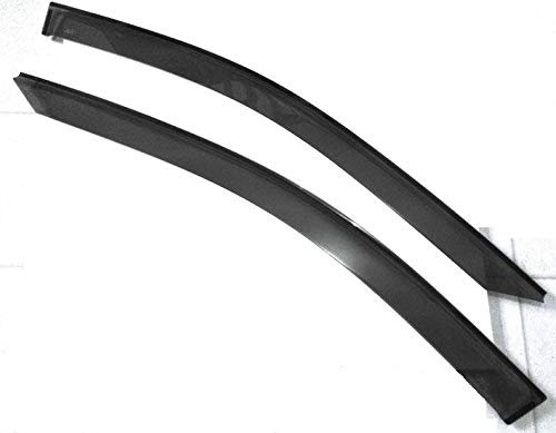 2x Wind Deflectors Compatible with AUDI A3 S3 RS3 3-door Hatchback 2003 2004 2005 2006 2007 2008 2009 2010 2011 2012