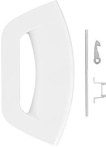 MasterPart White Door Handle Kit For Hotpoint WMA WME WMF WMP WMU WMY Washing Machines