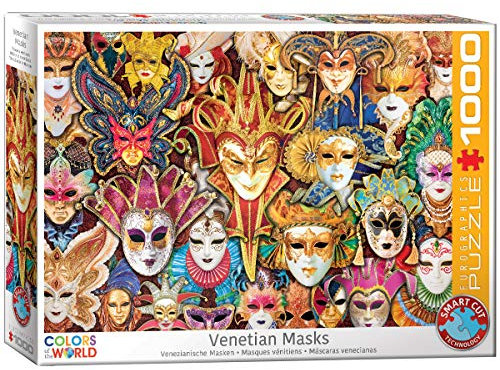 EuroGraphics 1000 Teile - Venezische Masken, mehrfarbig, EG60005534