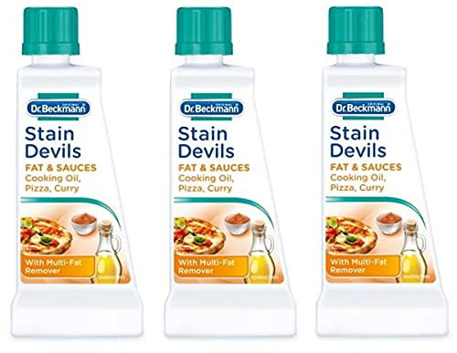 Stain Devils (THREE PACKS) Dr Beckmann Cooking Oil, Pizza & Curry 50ml