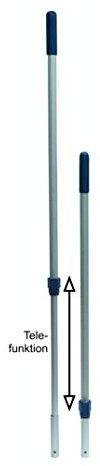 Ha-Ra Era Teleskop Stiel stufenlos von 1,14 m - 1,70 m verstellbar