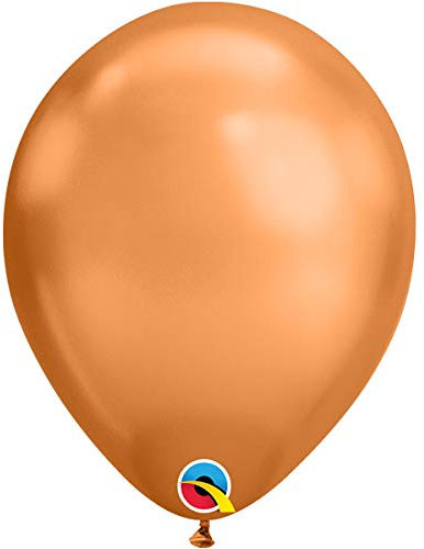 Qualatex 12937 Chrom 7 Inch Latex Ballons (Chrom Kupfer, 100 Packung)