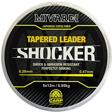 Schlagschnur verjüngt Tapered Leader (0,28-0,47 mm)