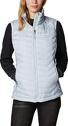 Columbia Powder Lite Vest, Steppweste für Damen, Cirrus Grey, Größe L