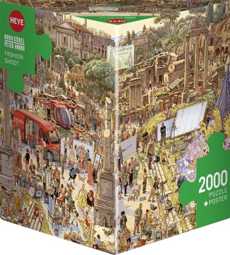 Heye Fashion Shoot, Göbel/Knorr 2000 Teile Puzzle, Orange