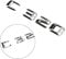 Topteng Rear Trunk Emblem Badge Aufkleber Typenschild Buchstaben Zahlen Fit für Mercedes C320 Chrome