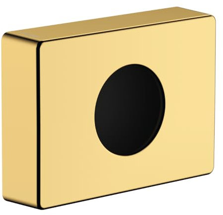 hansgrohe AddStoris - Hygienebeutelspender, Hygienebeutelbox für Wandmontage, verdeckte Befestigung, Badezimmer Zubehör, Polished Gold Optic, 41773990