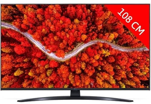 LG TV LED 4K 108 cm 43UP81006LR