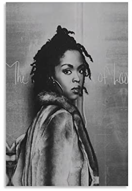 Shenywell Poster Kunstdrucke Lauryn Hill Poster, dekoratives Gemälde,Wohnzimmer, Poster, Schlafzimmer, Gemälde 40x50cm Kein Rahmen