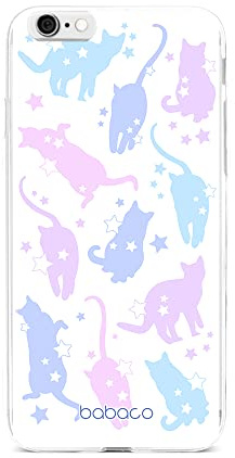 Babaco ERT Group Handyhülle für iPhone 6/6S Original und offiziell Lizenziertes Muster Cats 016 optimal an die Form des Handy angepasst, hülle aus TPU