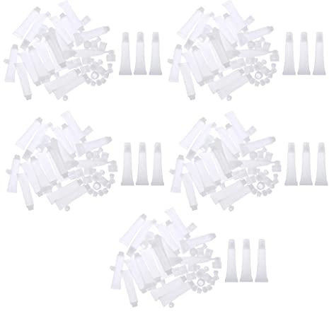 barenx 100x Empty Lip Gloss Tubes Travel Portable Cosmetic Lip Tint Bottles Vials
