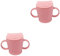 Toyvian Babytassen 2 STK Baby-lernbecher Unabhängiger Trinkbecher Hitzebeständiger Wasserbecher Baby-trinkbecher Baby Offene Tasse Frühstückstasse Kieselgel Kleinkind Lebensmittelqualität