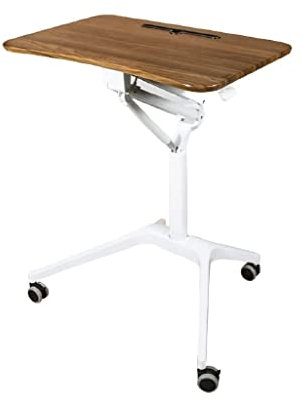 POCHY Bewegliche Overbed-Tischrolle kann mobilen Laptop-Tisch, Sofa, Nachttisch für Schlafzimmer, Wohnzimmer, Stehpult anheben und einstellen