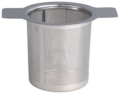 Infuseur à thé réutilisable en maille d'acier inoxydable filtre à feuilles de thé tamis porte-sachet de thé passoire à thé avec couvercle verres