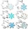 6-teiliges Schneeflocken-Ausstechformen-Set, Edelstahl, Schneeflockenform, Weihnachts-Ausstechformen, Schneeflocken-Keksausstecher, Kuchen, Fondant, Dekorationen, Form, Küchenwerkzeug