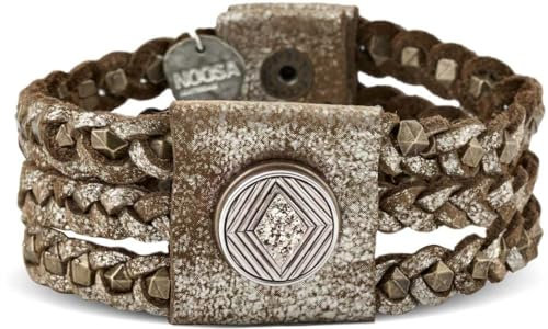 NOOSA-Amsterdam ORIGINAL Armband MORRIGAN metallic gold - ohne Chunk Größe M