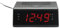 WE Radio réveil FM, Dual Alarme avec Fonction Snooze, l'écran LCD de 0.9'', Adaptateur Secteur Inclus