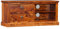 Rantry Sheesham Meuble TV en bois massif 90 x 30 x 40 cm, meuble TV bas pour TV table de salon, support TV pour salon, décoration de meubles de chambre