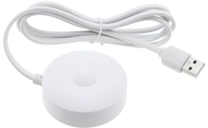 VGOL 1 X Magnetisches USB-Ladegerät für Elektrische Zahnbürsten Ersatz-Ladestation für Zahnbürsten Kompatibel mit Braun Oral-B IO 7/8/9/10 Ladestation für Elektrische Zahnbürsten 1 M Weiß