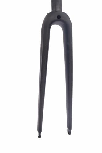 QAINKUN Forcella MTB Forcella for Bici da Corsa in Fibra di Carbonio/Forcelle in Fibra di Carbonio/Forcella in Carbonio Forcelle for Bici da Corsa 28,6 mm 360 g Forcella della Bicicletta(Glossy)