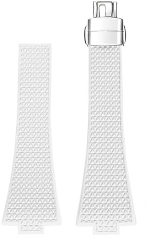 BBZ per PRX Cinturino,12mm Men Replacement Straps Compatible with Tissot PRX,Quick Release FKM Strap Compatible with Tissot PRX Watch Series