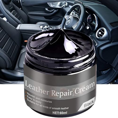 BAOSROY Restaurador Relleno de Cuero,Reparación de Cuero,Masilla Reparación de Cueros,Cueros Liquido Reparador,Gel Reparacións Auto,para Sofás,Asientos de Automóviles,60ml