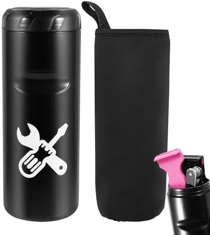 Bouteille De Rangement À Outils Vélo - Boîte D'Organisation D'Équipement Cycliste Portable | Rangement D'Outils pour Porte-Gourde De Vélo | pour Randonnée Cyclisme Navette Entraînement