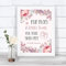 Blush Rose Gold & Lilac Flip Flops Dancing Shoes Personalised Wedding Sign Print