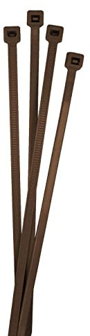 100x Kabelbinder 370 x 4,8mm braun ; Industriequalität
