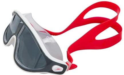 Speedo Erwachsene Schwimmbrille Biofuse Rift Mask, Lavarot/Rostgrau/Rauchfarben, One Size, 811775C813