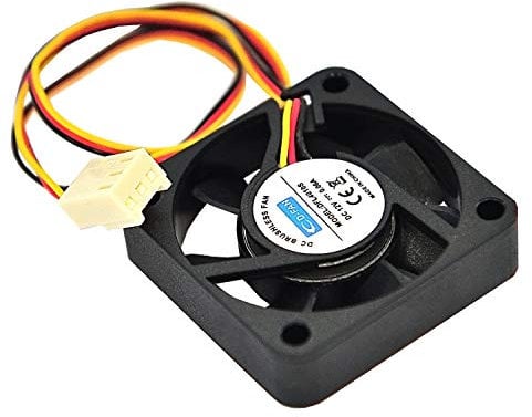 Rhombutech® Flüsterleiser Lüfter, 40 x 40 x 10mm, Gleitlager DC12V 0.06A, 3 Pins, NAS Lüfter (1x 40/40/10)