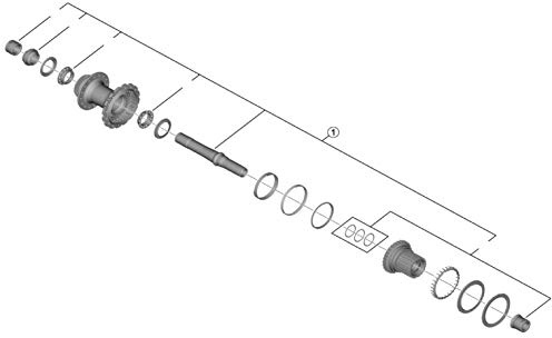 SHIMANO Multicolor Axles SHIMANO
