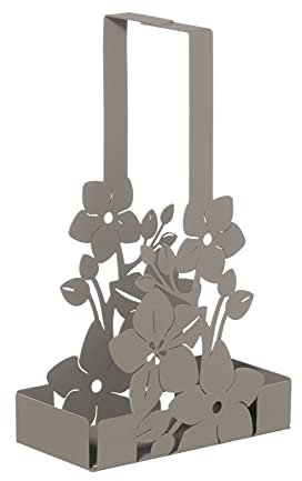 ARTI E MESTIERI Porta Bicchieri Floreale di Design Fior di Loto Fango