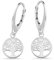 FÜR DICH Baum des Lebens Brisur Ohrringe 925 Sterling Silber Mädchen Frauen Lebensbaum Ohrhänger