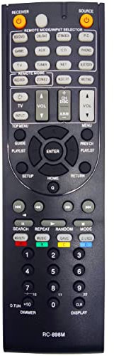 INTECHING RC-898M AV Receiver Remote Control for Onkyo TX-NR545, TX-NR646, TX-NR747